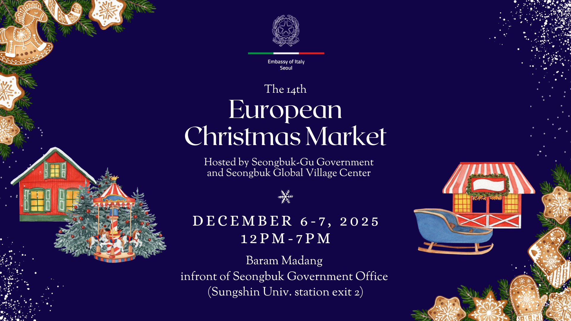 European Christmas Market 2025 (1920 x 1080 px)